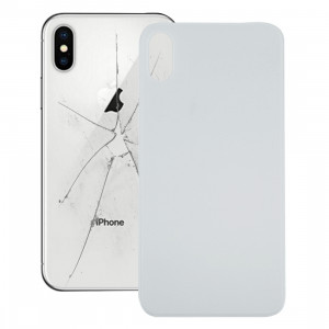 Coque Arrière Batterie Verre pour iPhone XS (Blanc) SH61WL1359-20