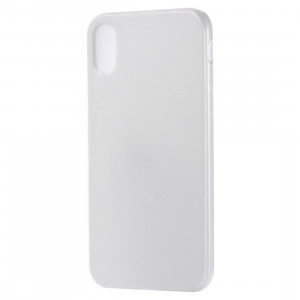Etui TPU Candy Color pour iPhone XR (Blanc) SH615W121-20