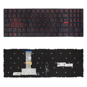 Clavier américain avec rétro-éclairage pour Lenovo Legion Y520 Y520-15IKB Y720 Y720-15IKB R720 R720-15IKB (noir) SH136B276-20