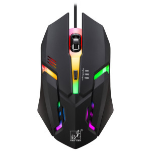 Souris de jeu optique filaire réglable à trois vitesses de 1600 dpi, longueur: 1,3 m SC56911792-20