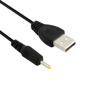 Câble d'alimentation USB mâle vers CC 2,5 x 0,7 mm, longueur: 120 cm SH0003316-20