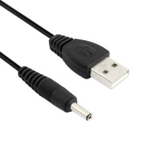 Câble d'alimentation USB mâle vers DC 3,5 x 1,35 mm, longueur: 1,2 m (noir) SH000B1855-20