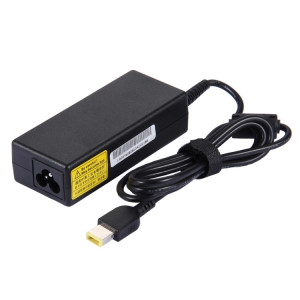 20V 3.25A 65W Big Carré (Première Génération) Ordinateur Portable Adaptateur Secteur Chargeur Universel avec Câble d'Alimentation pour Lenovo Thinkpad X300S / X301S / X240S / T440 / Yoga 13 / Yoga 11S / Yoga 2 / S230021891-20