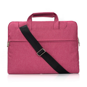 Sac à bandoulière portatif à bandoulière pour ordinateur portable, pour 13,3 pouces et moins Macbook, Samsung, Lenovo, Sony, DELL Alienware, CHUWI, ASUS, HP (Magenta) SS503M1351-20