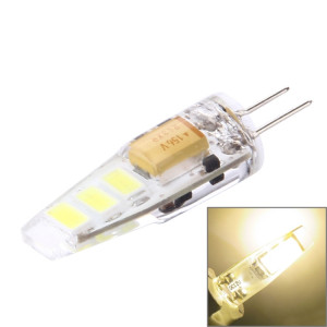 Ampoule de maïs G4 2W 100LM, 6 LED SMD 5730 Silicone, DC 12V (lumière blanche) SH71WL1422-20
