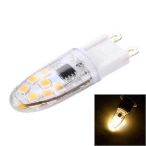 G9 2.5W 200LM ampoule de maïs, 14 LED SMD 2835 Dimmable, AC 220-240V (blanc chaud) SH86WW760-20