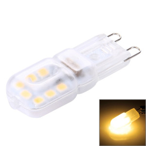 G9 2.5W 200LM Transparent Couvercle Ampoule de maïs, 14 LED SMD 2835, AC 220-240V (blanc chaud) SH88WW267-20