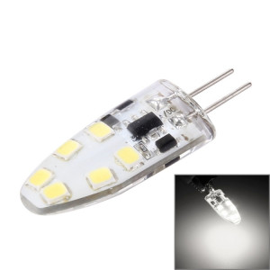 G4 2W 180LM ampoule de maïs, 12 LED SMD 2835 silicone, DC 12V, grande taille: 3.9x1.4x0.9cm (lumière blanche) SH95WL799-20