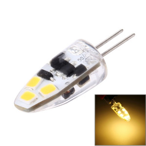 Ampoule de maïs G4 2W 120LM, 6 LED SMD 2835 Silicone, DC 12V (blanc chaud) SH96WW167-20