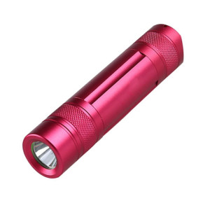 SupFire S7 CREE XPE 3W résistant à l'eau forte lampe de poche LED, mini lampe portative 300 LM avec modes fort / moyen / bas / stroboscopique / SOS pour randonnée / excursion / camping (rouge) SS82RG922-20