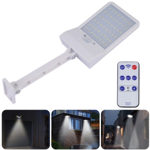 6W 800LM 48 LEDs Télécommande Flat Lamp solaire avec support SH05491384-20