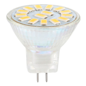 MR11 15 LED 5730 SMD Projecteur LED, AC / DC 12-30V (Blanc Chaud) SH63WW1000-20