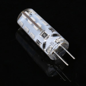 G4 24 LEDS SMD 3014 LED ampoule de maïs à LED, DC 12V (lumière bleue) SH77BL1380-20