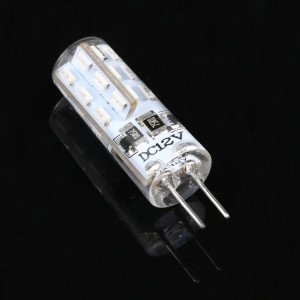 G4 24 LEDS SMD 3014 LED ampoule de maïs à LED, DC 12V (lumière rouge) SH77RL635-20