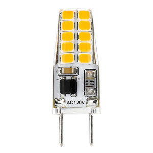 G8 1.3W SMD 2835 20 LEDs de maïs à LED dimmable, AC 120V (blanc chaud) SH96WW579-20