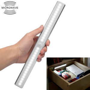 2.8W 30 LED lumière blanche grand écran capteur de corps humain intelligent lumière LED couloir armoire lumière, Version de chargement USB SH1220959-20