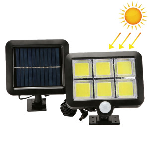 Applique murale solaire Six grille séparée du corps humain Induction lumière de jardin éclairage extérieur étanche réverbère SH12531561-20