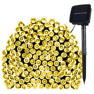 17m 100 LEDs IP44 Panneau solaire étanche Fée lampe vacances décorative lumière (blanc chaud) S109WW932-20