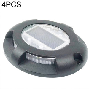 4 PCS LED Lampe de sol intégrée à énergie solaire IP68 Lampe de jardin extérieur étanche (noir) SH221B1360-20