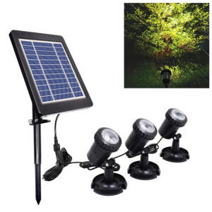 3 en 1 projecteur solaire de plongée à insertion de pelouse à lumière chaude SH34281897-20