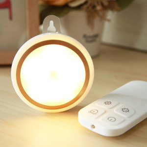 CL037 0.5W LED NightLight Télécommande infrarouge USB Chargeur Chambre murale NightLight, télécommande Dstance: 3-5m Couleur de la lumière: lumière chaude SC36064-20