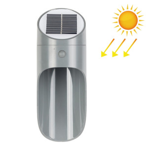 Lumière solaire extérieure LED à induction murale Night Light Radar Éclairage à induction du corps humain, lumière chaude (gris) SH836H215-20