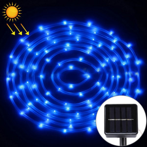 Lumière de corde de boîtier de 5m 400-600LM, panneau solaire résistant à l'eau 50 LED avec le câble prolongé par 2m (lumière bleue) SH56BL1640-20