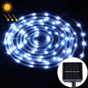 Lumière de corde de boîtier de 5m 400-600LM, panneau solaire résistant à l'eau 50 LED avec le câble prolongé de 2m (lumière blanche) SH56WL1703-20