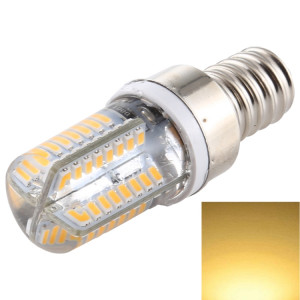 E12 SMD 3014 64 LED Dimmable LED Corn Light, AC 220V (Blanc Chaud) SH00WW1911-20