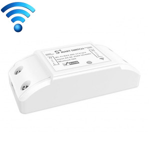 Module de commande à distance sans fil WiFi Smart Switch 10A à canal unique compatible avec Alexa et Google Home, AC 90-250V SH6901115-20