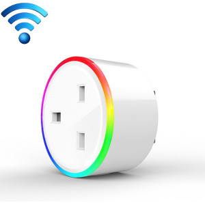 Prise intelligente pour télécommande WiFi 100A RGB Scene Light compatible avec Alexa et Google Home, CA 220-240V, prise anglaise SH69041494-20