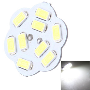 G4 9 LED SMD 5730 Fleur Lampe décorative pour la décoration intérieure / extérieure, DC / AC 12-24V, Pinches arrière (lumière blanche) SH72WL747-20