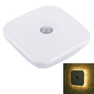 Capteur de corps humain carré CL053 LED, style: liaison (blanc chaud) SH26WW1978-20