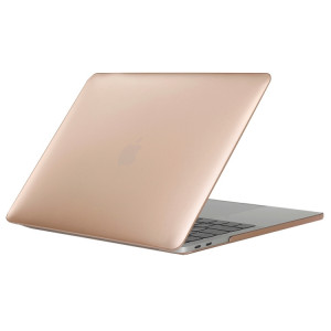 Pour 2016 Nouveau Macbook Pro 13.3 pouces A1706 & A1708 PC Portable + Métal Pétrole Surface Protection Étui (Or) SH050J729-20