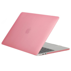 Pour 2016 Nouveau Macbook Pro 13.3 pouce A1706 & A1708 Ordinateur Portable Texture Givrée PC Cas de Protection (Rose) SH052M315-20