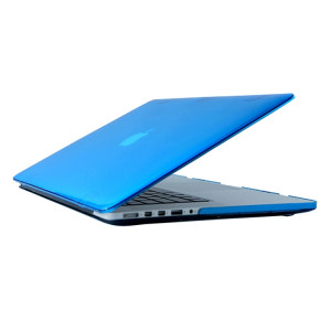 Pour 2016 Nouveau Macbook Pro 13.3 pouces A1706 & A1708 Ordinateur Portable Crystal PC Housse de Protection (Bleu) SH055L809-20