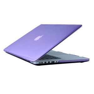 Pour 2016 Nouveau Macbook Pro 13,3 pouces A1706 & A1708 Ordinateur Portable Crystal PC Housse de Protection (Violet) SH055P1763-20