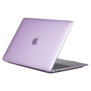 Housse de protection en cristal pour ordinateur portable pour MacBook Air 13,3 pouces A1932 (2018) (Violet) SH211P315-20