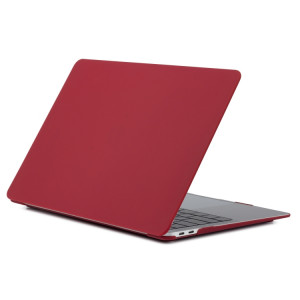 Etui de protection pour ordinateur portable de style mat pour MacBook Air 13,3 pouces A1932 (2018) (Vin Rouge) SH12WR1146-20