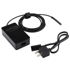 A1625 15V 2.58A 44W adaptateur de chargeur d'alimentation secteur pour Microsoft Surface Pro 6 / Pro 5 (2017) / Pro 4, prise américaine SH294D123-20