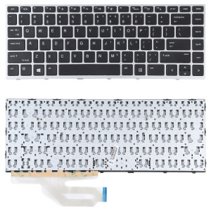Pour clavier HP Probook 430 G5 440 G45 445 G5 US Version (argent) SH759S1668-20