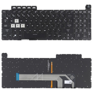 Pour Asus TUF Gaming F15 FX506 FA506 Clavier Version US avec rétroéclairage SH07641821-20