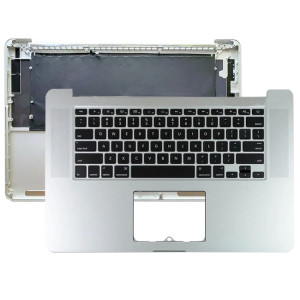 Pour Macbook Pro 15 A1398 2013 2014 Clavier américain avec coque C (argent) SH818B1969-20