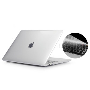 ENKAY Chapeau-Prince 2 en 1 cristal dur coque en plastique de protection + version US Ultra-mince TPU clavier couvercle de protection pour 2016 nouveau MacBook Pro 13,3 pouces sans barre tactile (A1708) (Transparent) SE953T1313-20