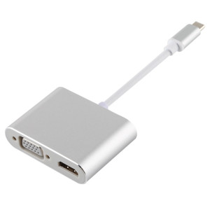 Adaptateur multifonction d'interface 4 en 1 USB / Type-C vers 4K HDMI + VGA + USB 3.0 SH25151269-20