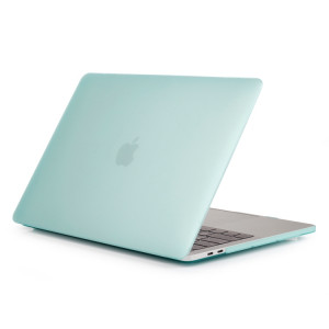 Étui de protection pour ordinateur portable de style givré pour MacBook Pro 13,3 pouces A1989 (2018) (Vert) SH316G1387-20