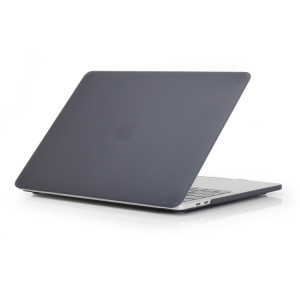 Étui de protection pour ordinateur portable de style givré pour MacBook Pro 15,4 pouces A1990 (2018) (Noir) SH317B19-20