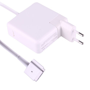 60W 16.5V 3.65A 5 broches T style MagSafe 2 adaptateur secteur de remplacement pour Apple Macbook A1425 / A1435 / A1502, longueur: 1.8 m (blanc) SH207W1365-20