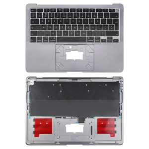 Pour Macbook Air 13 A2179 2020 C-side Cover + UK Edition Key Board (noir) SH510B9-20