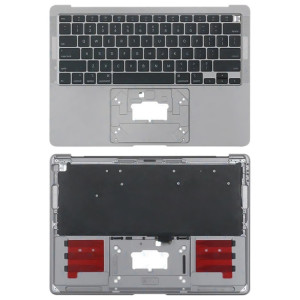 Pour Macbook Air 13 A2179 2020 Couverture latérale C + clavier édition américaine (gris) SH512H1908-20